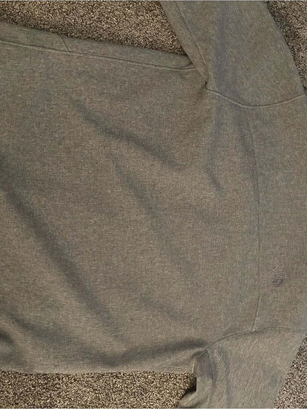 The North Face Men's Heather Gray Lightweight Softshell Jacket